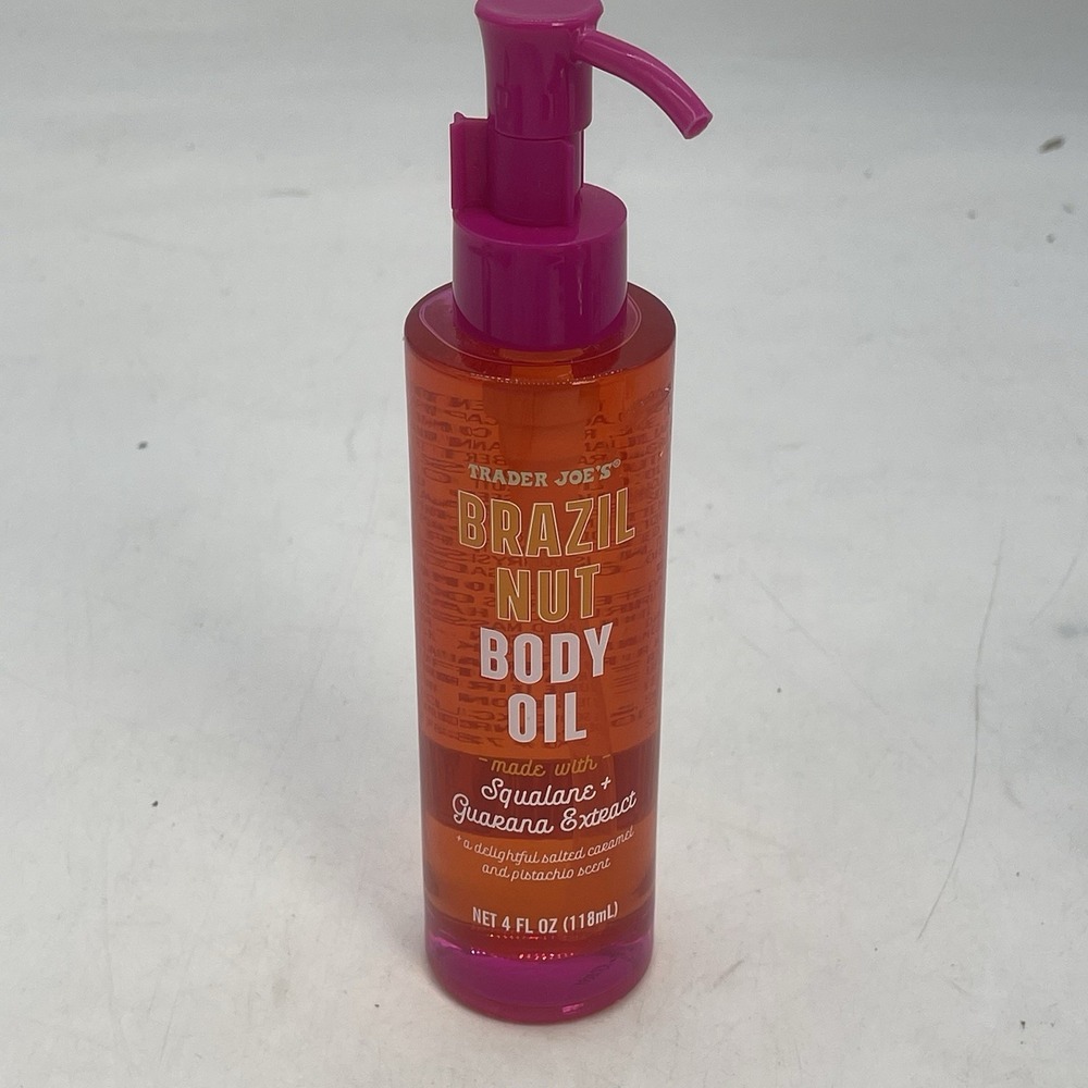 Trader Joe's Ultra Rich Brazil Nut Body Oil 4 fl oz/118 ml Limited NEW SEALED